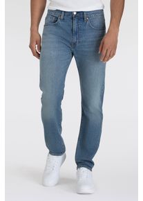 Levi's Tapered-fit-Jeans LEVI'S "502 TAPER", Herren, Gr. 36, L&auml;nge 30, blau (the new blau ltwt), Denim/Jeans, Obermaterial: 81% Baumwolle, 18% Leinen, 1% Elasthan, tapered fit lang, Jeans Tapered-fit-Jeans