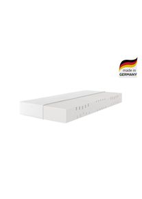 Komfortschaummatratze OTTO HOME "Tornby, 7 Zonen Matratze 90x200, 140x200 cm", wei&szlig;, B:90cm H:17cm L:200cm, Bezug: 100% Polyester. Bezug (oben): 100% Polyester. Bezug (unten): 87% Polyester, 13% Polypropylen. Steppf&uuml;llung: 100% Polyester, Matratzen, Komfortschaummatratze, Matratzen H2/H3/H4, ergonomisch, atmungsaktiv