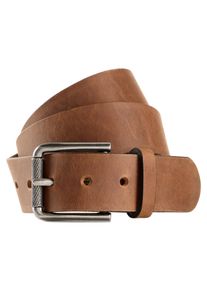 MAN'S WORLD Lederg&uuml;rtel MAN'S WORLD, Damen, Gr. 95, braun (dunkelbraun), Leder, Rindsleder, G&uuml;rtel Lederg&uuml;rtel