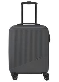 Hartschalen-Trolley Travelite "BALI Reisekoffer Hartschale", Damen, Gr. B/H/T: 39cm x 55cm x 20cm 34 l, grau (anthrazit), ABS, unifarben, Basic, Koffer Hartschalen-Trolley, TSA-Schloss &ndash; robustes Reisegep&auml;ck