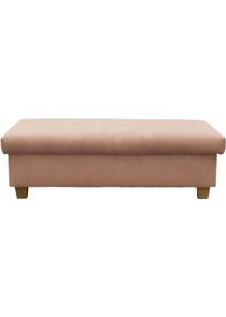 Hocker OTTO HOME "Egedal", ros&eacute;, B:131cm H:42cm T:61cm, 90% Polyester, 10% Nylon, Hocker, Hocker, Polsterhocker Egedal mit Staufach, passend zum Sofa