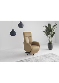 Sit & More TV-Sessel SIT & MORE "Zora", beige (cappuccino), B:75cm H:112cm T:82cm, Sessel, TV-Sessel, wahlweise mit Aufstehhilfe, 2 Motoren und Akku