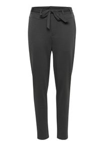 Jerseyhose Kaffe "Jerseyhose KAjenny", Damen, Gr. XS, N-Gr, schwarz (schwarz oyster), Obermaterial: 76% Polyester Pol. recyc.. 20% Viskose CV. 4% Elasthan EL., Hosen Jerseyhose