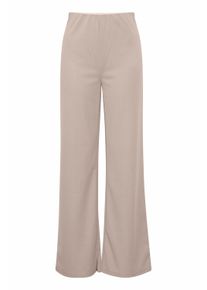Stoffhose Ichi "Casual Hose IHKATINE", Damen, Gr. XL, N-Gr, braun (fungi), Obermaterial: 95% Polyester PES. 5% Elasthan EL., Hosen Stoffhose