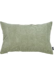 Dekokissen done. "EIRA", iceberg gr&uuml;n, B:40cm H:1cm L:60cm, Polyester, Dekokissen_Sitzkissen_Kissenh&uuml;llen, Dekokissen, Weicher Webstoff