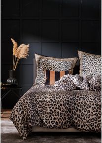 Bettw&auml;sche Apelt "Timon", braun (braun, anth), B/L: 155cm x 220cm, 1 Stk., 1 Stk., Satin (Bio-Baumwolle), B/L: 80cm x 80cm, 2, Satin (Bio-Baumwolle), Bezug: 100% Baumwolle, Bettw&auml;sche, Bettw&auml;sche, Bettw&auml;sche-Set mit Rei&szlig;verschluss, Baumwoll-Satin, Digitaldruck