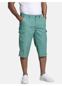 Longbermudas Jan Vanderstorm "Bermuda JERE", Herren, Gr. 60, N-Gr, blau (petrol), Obermaterial: 100% Baumwolle CO., Hosen Longbermudas