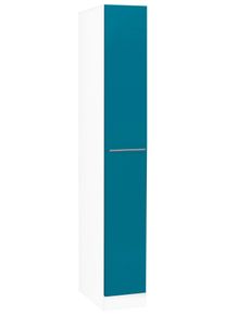Wiho-K&uuml;chen Apothekerschrank WIHO K&Uuml;CHEN "Flexi2", blau (front: ozeanblau, korpus: wei&szlig;), B:30cm H:200cm T:57cm, Schr&auml;nke, Apothekerschrank