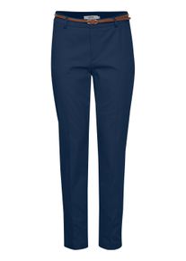 7/8-Hose oxmo "7/8-Hose OXDaisy", Damen, Gr. 44, N-Gr, blau (copenhagen night), Obermaterial: 98% Baumwolle CO. 2% Elasthan EL., Hosen 7/8-Hose