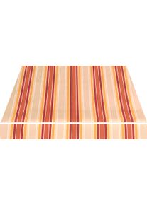 Gelenkarmmarkise SPETTMANN "STAR FIX", bunt (rot, beige, gelb), B:300cm, Polyacryl, Markisen, Gelenkarmmarkise, 300 cm Breite, 200 cm Ausfall, Volant gewellt