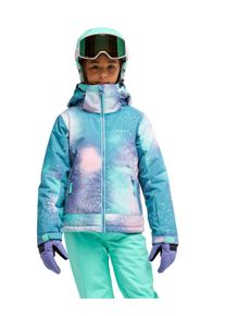 Snowboardjacke Roxy "Ice Escape 10K", Kinder, Gr. 8, bunt (arctic frostbite), Obermaterial: 100% Polyester., Jacken Snowboardjacke