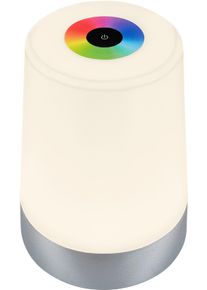 Briloner Leuchten LED Au&szlig;en-Tischleuchte "NUBUSI 7554014", wei&szlig; (chrom, matt), Leuchten, LED Au&szlig;en-Tischleuchte