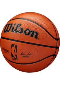 Basketball Wilson "NBA AUTHENTIC SERIES OUTDOOR SZ7" Gr. 7, orange (braun), B&auml;lle, Kinder, 7, Synthetik, Basketball, f&uuml;r Babys, Kinder, Jugendliche und Erwachsene geeignet