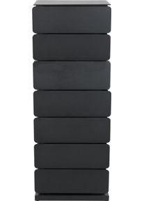 Kommode SPINDER DESIGN "JOEY 7", schwarz, B:37cm H:98,5cm T:26cm, Stahl, Sideboards, Kommode, Stahlschuhschrank und Aufbewahrungsschrank in 1