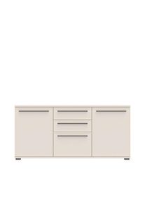 Kommode OTTO HOME "Opera Kombikommode, Sideboard, Schubladenkommode", beige (cashmere farbe), B:180cm H:85cm T:46cm, Holzwerkstoff, MDF, Sideboards, Kommode, UV lackiert, Soft Close Funktion, H&ouml;henverstellbare F&uuml;&szlig;e