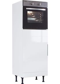 Backofen/K&uuml;hlumbauschrank Optifit "Tara", wei&szlig; (wei&szlig; glanz), B:60cm H:176,6cm T:58,4cm, Schr&auml;nke, Backofen/K&uuml;hlumbauschrank
