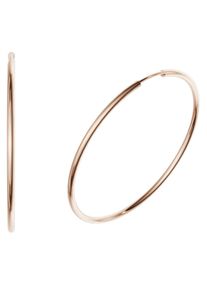 Paar Creolen Firetti "Schmuck Geschenk Silber 925 2,0 mm breit" Gr. 50, rosa (ros&eacute;goldfarben), Ohrringe, Damen, 50, Silber 925 (Sterlingsilber), Paar Creolen, Made in Germany