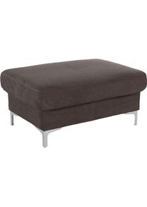 Hocker COTTA "Sammy", braun (espresso), B:95cm H:47cm T:64cm, Struktur (100% Polyester );Chenille (90% Polyester; 10% Polyamid ), Hocker, Hocker