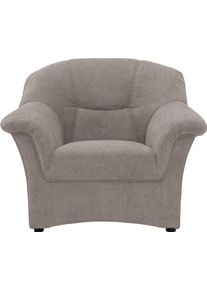 Sessel OTTO HOME "Langeland Sitzbreite 48 cm, mittel-fester Sitzkomfort", elephant, B:102cm H:83cm T:81cm, 100% Polyester, Sessel, Sessel, aus pflegeleichtem, weichem Luxus-Microfaser