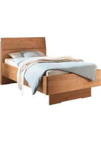 Holzbett Wiemann "Cardiff, Bettgestell, Bettrahmen, teilmassiv Erle", erle teilmassiv, B:100cm L:200cm, Betten, Holzbett, Kopf- und Fu&szlig;teil aus Massivholz in Erle, verschiedene Gr&ouml;&szlig;en