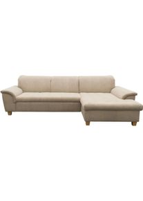 Ecksofa OTTO HOME "Egedal", beige (taupe), B:279cm H:81cm T:162cm, 90% Polyester, 10% Nylon, Sofas, Ecksofa
