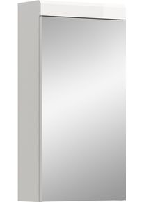Badezimmerspiegelschrank Welltime "SIENA, Breite 40 cm, 1 Spiegelt&uuml;r, 2 Einlegeb&ouml;den, 3 F&auml;cher", wei&szlig;, B:40cm H:79cm T:18cm, FSC-zertifizierter Holzwerkstoff, MDF, Schr&auml;nke, Badezimmerspiegelschrank, Badm&ouml;bel, Badschrank, Schrank, Bad, Spiegel, H&auml;ngespiegel, Badspiegel