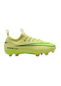 Nike Mercurial voetbalschoenen voor kinderen (firm ground) (Volt/Kransrood)