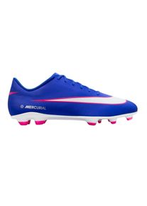 Nike Unisex voetbalschoenen voor volwassenen, Mercurial Firm Ground (Blauw/Wit/Roze)