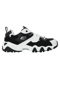 Skechers Kinderschoenen D Lites2 met logo: stevige platte sneakers (Wit, Zwart)