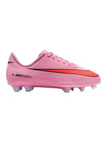 Nike Vapor voetbalschoenen voor kinderen met stevige zool (Roze/Zwart)