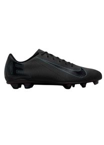 Nike Unisex voetbalschoenen voor volwassenen, Mercurial Firm Ground (Zwart, Groen)