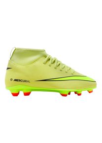 Nike Mercurial voetbalschoenen voor kinderen (firm ground) (Volt/Kransrood)