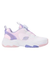 Skechers Retrotech-sportschoenen met contrasterende details voor kinderen (Wit/paars)