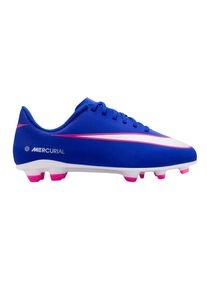 Nike Vapor voetbalschoenen voor kinderen met stevige zool (Blauw/Wit/Roze)