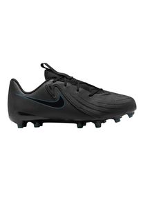 Nike Phantom GX II Academy voetbalschoenen voor kinderen (voor harde ondergrond) (Zwart, Groen)