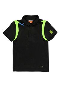 Puma Evospeed-poloshirt met kleurblokken voor kinderen (Zwart)