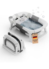Lunora PopoPool Babybadewanne | grau/wei&szlig;