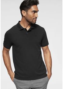 Poloshirt Tom Tailor "Basic", Herren, Gr. L, schwarz, Piqu&eacute;, Obermaterial: 100% Baumwolle, unifarben, normal, Flachstrickb&uuml;ndchen, Shirts Poloshirt, Baumwoll-Piqu&eacute;