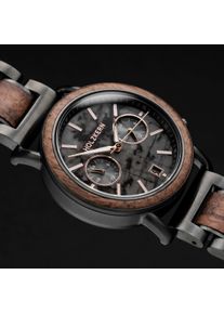 Holzkern; Wood Watch Askja II (Marble/Walnut) , Men, Natural wood