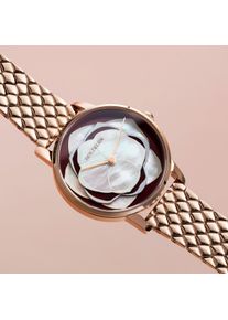 Holzkern; Wood Watch Rosetta (Nacre/Jasper), Women, Natural wood