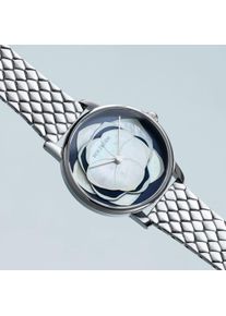 Holzkern; Wood Watch Rosetta (Nacre/Sodalite), Women, Natural wood