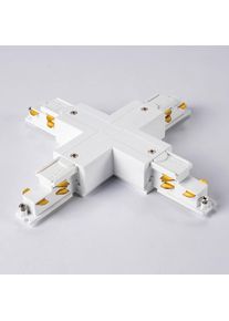 Bianemo Orbit Connecteur en croix DALI pour syst&egrave;me de rail triphas&eacute; Orbit 230 V, BBE04321WH5A,