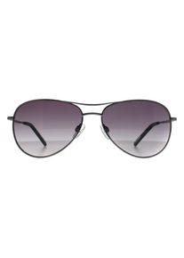 Ted Baker Aviator Unisex Zilver Grijs Kleurverloop TB1166 Carter