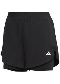 Adidas Min 2in1 Funktionsshorts Damen - Gr&ouml;&szlig;e XS - schwarz