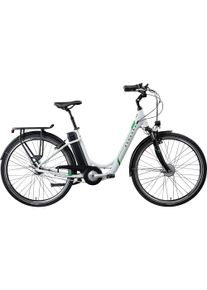 Z&uuml;ndapp E-Bike Z&Uuml;NDAPP "Z517" Gr. 48, wei&szlig; (gr&uuml;n, wei&szlig;), Elektrofahrr&auml;der, 48cm, 28 Zoll (71,12cm), E-Bike, Pedelec, Elektrofahrrad f&uuml;r Damen u. Herren