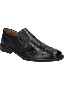 Slipper Josef Seibel "Douglas, schwarz", Herren, Gr. 44, gr&uuml;n, Obermaterial: 100% Rindsleder Leather cow., Schuhe Slipper