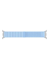 Samsung Smartwatch-Armband "Fabric Band (S/M) f&uuml;r Galaxy Watch9 und Watch8", blau, Uhrenarmb&auml;nder, Smartwatch-Armband
