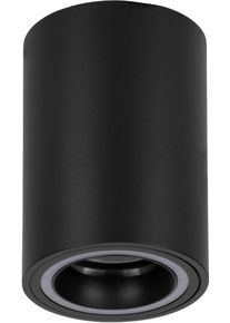 Eglo Aufbauleuchte "Carosso-Z Deckenlampe, ZigBee, App und Sprachsteuerung, dimmbar, Metal", schwarz, 1, &Oslash; 8cm H: 12cm, 1 Stk., Leuchten, Aufbauleuchte - H12 x &Oslash;8 cm - schwarz - 1X4,9W inkl., Aufbauleuchte