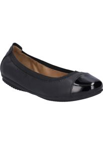 Ballerina Josef Seibel "Pippa 07, schwarz", Damen, Gr. 38, schwarz, Obermaterial: 100% Rindsleder Leather cow., Schuhe Ballerina