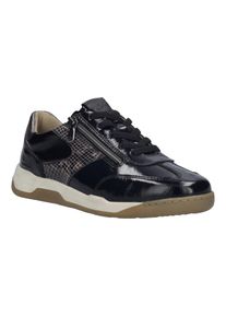 Sneaker Josef Seibel "Arleen 04, schwarz-multi", Damen, Gr. 40, schwarz (schwarz, multi), Obermaterial: 100% Rindsleder Leather cow., Schuhe Sneaker
